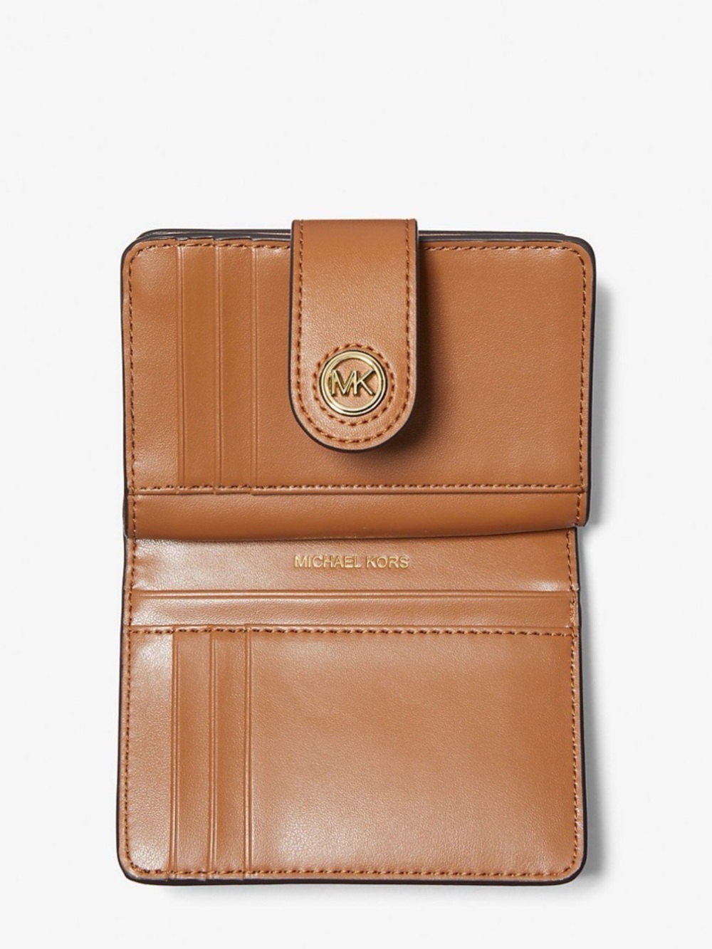 MICHAEL KORS Small Signature Logo VANILLA Wallet - Picture 6 of 10